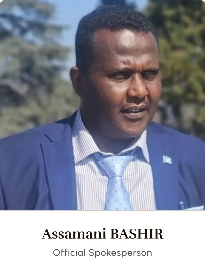 Portrait of Assamani BASHIR, Official Spokesperson