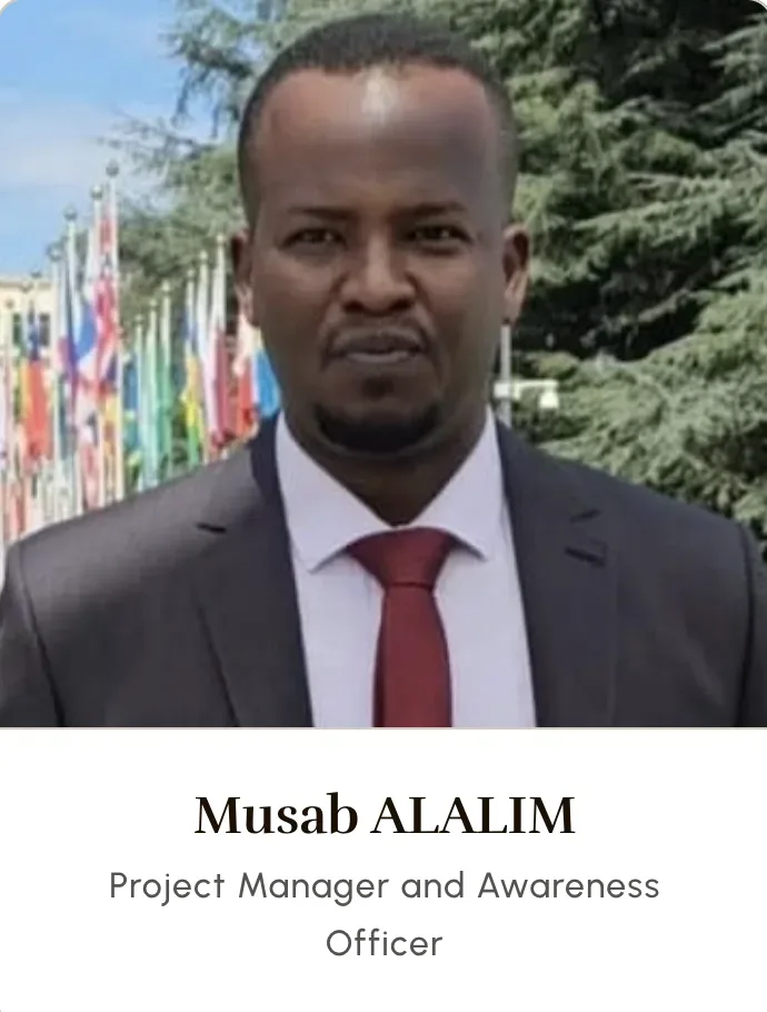 Portrait of Musab ALALIM, Project Manager & Awareness Officer