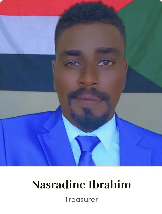 Portrait of Nasradine Ibrahim, Treasurer