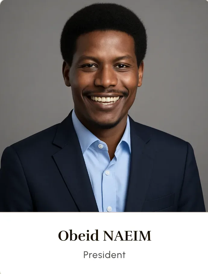 Portrait of Obeid NAEIM, President
