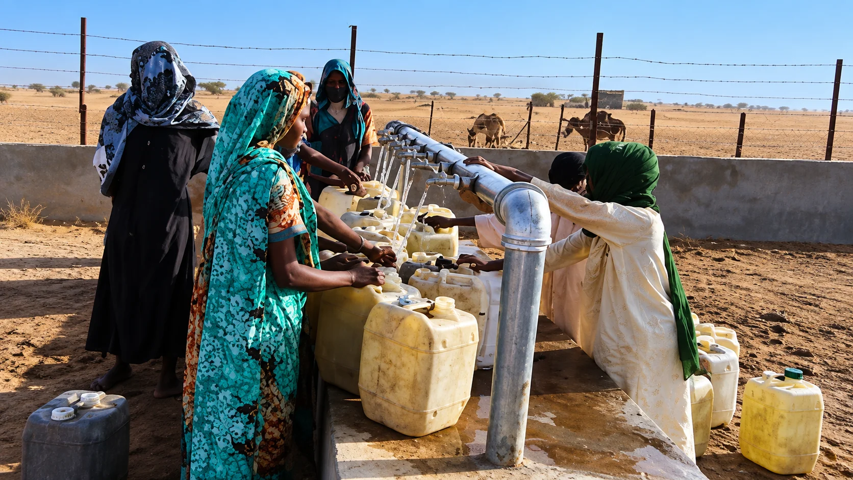 New water points reach three villages in North Darfur